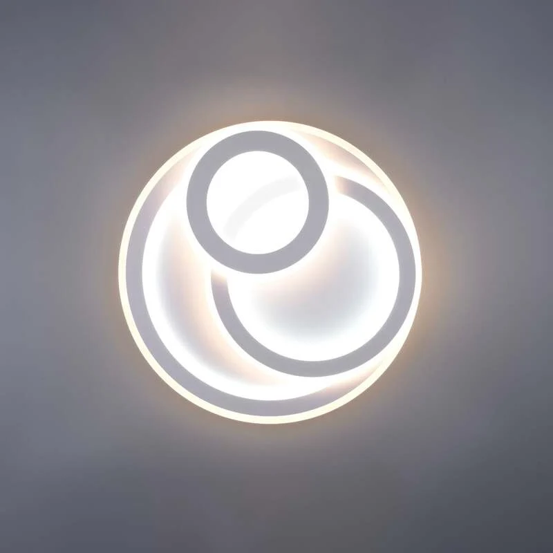 B-Ware TRIO LIGHTING Deckenlampe Mita LED Leuchte dimmbar CCT Nachtlichtfunktion grau