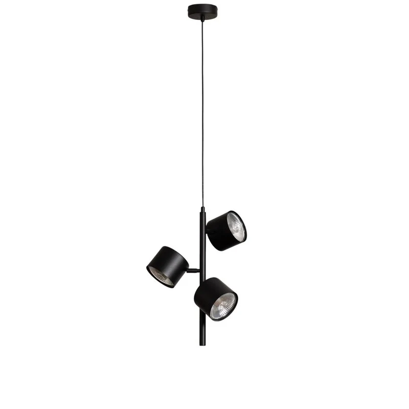 B-Ware ALDEX 1047E Pendelleuchte Hängelampe Leuchte schwarz 3-flammig Metall dimmbar