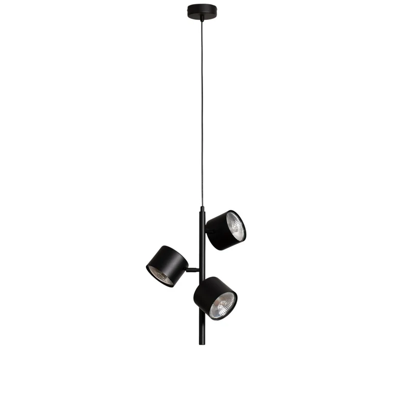 B-Ware ALDEX 1047E Pendelleuchte Hängelampe Leuchte schwarz 3-flammig Metall dimmbar