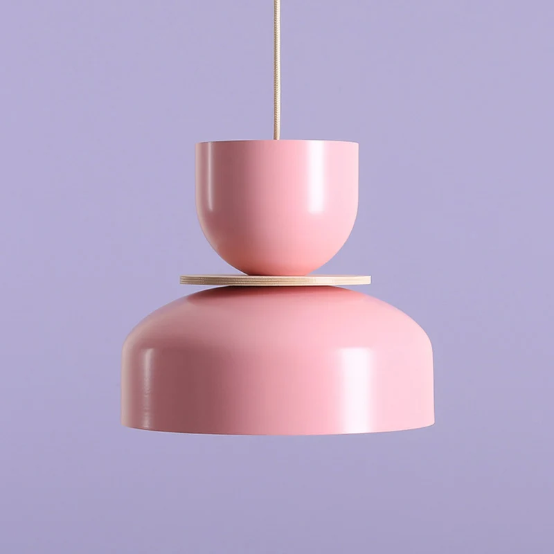 B-Ware ALDEX Hängeleuchte Uto Pendelleuchte Deckenlampe rosa Metallschirm dimmbar 30 cm
