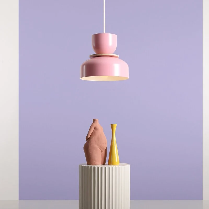 B-Ware ALDEX Hängeleuchte Uto Pendelleuchte Deckenlampe rosa Metallschirm dimmbar 30 cm