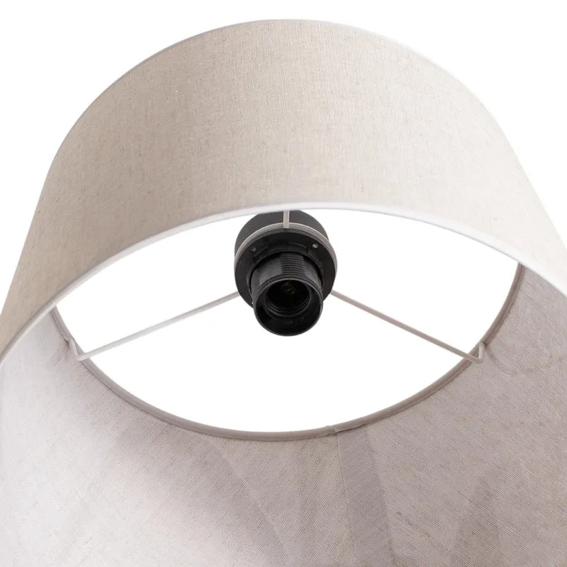B-Ware Pendellampe Ascot Hängeleuchte Deckenleuchte Stofflampe beigefarben Ø 38 cm