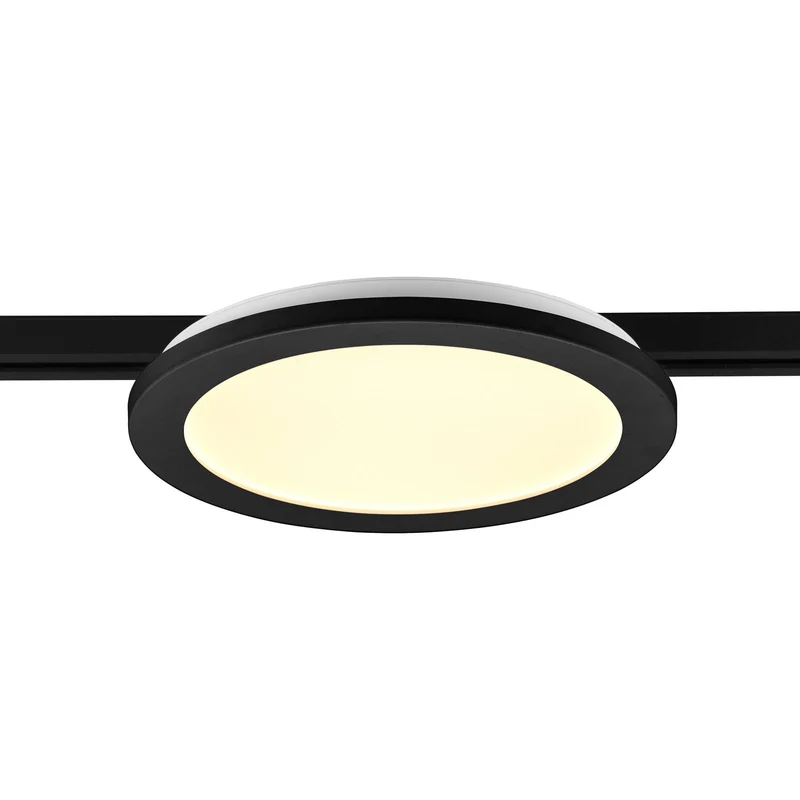 B-Ware Trio Lighting Schienenleuchte Strahler LED Camillus DUOline schwarz matt Kunstst