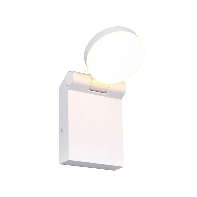 B-Ware Trio Lighting Außenwandleuchte Wandlampe LED Adour weiß matt kippbar IP44 CCT