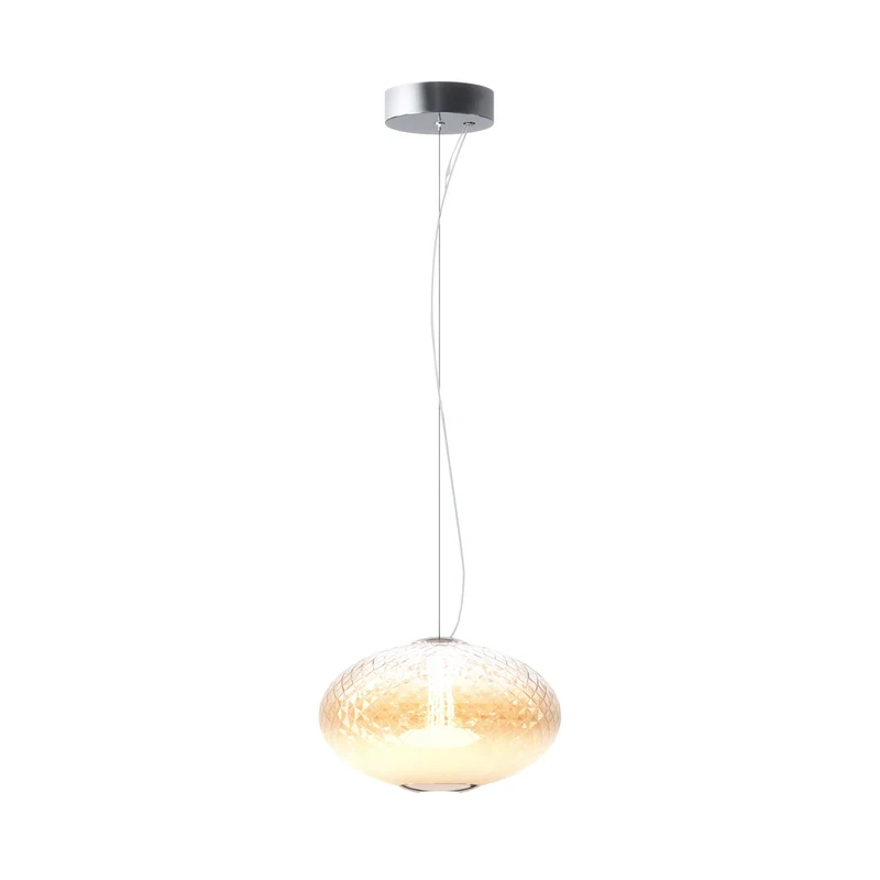 B-Ware Maytoni Pendelleuchte Hängelampe LED Bruma weiß Glas