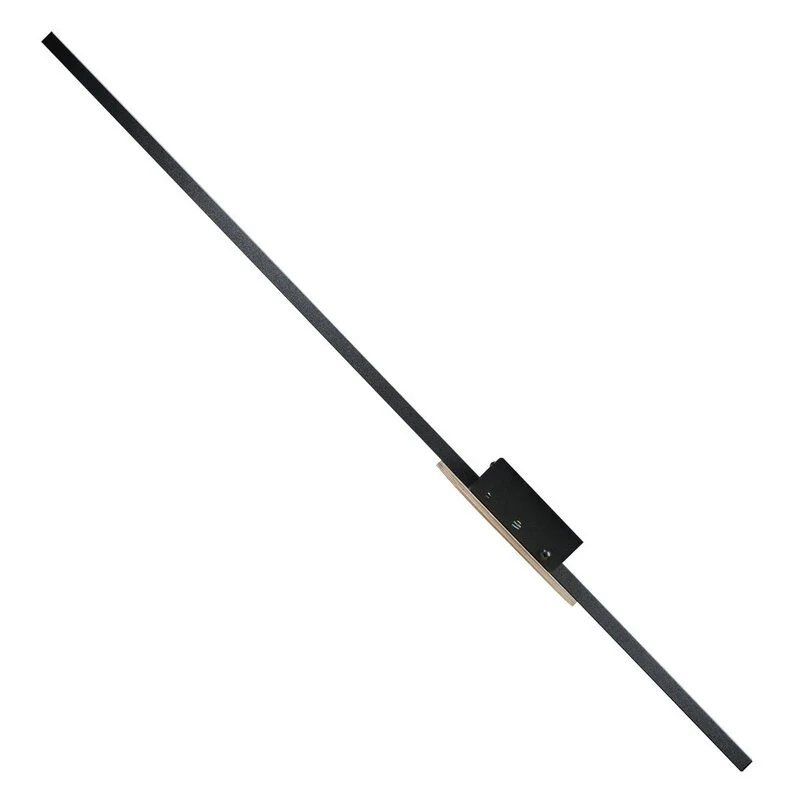B-Ware TK Lighting LED Wandlampe Leuchte Java II schwarz eiche Metall Höhe 93 cm