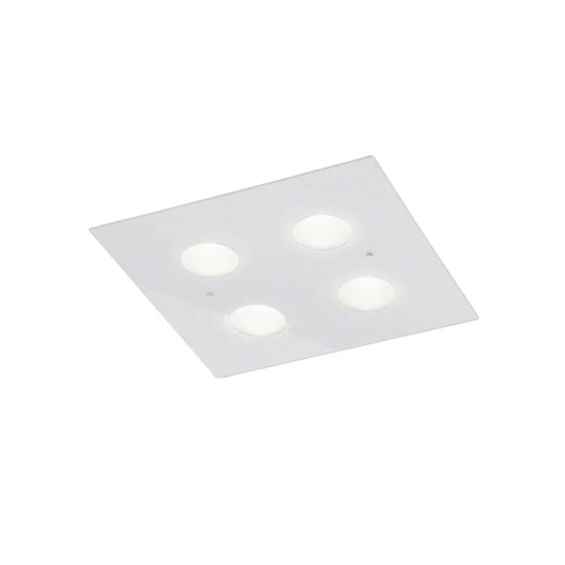 B-Ware Helestra Deckenleuchte Lampe LED 38x38cm dimmbar weiß Wohnraumleuchte