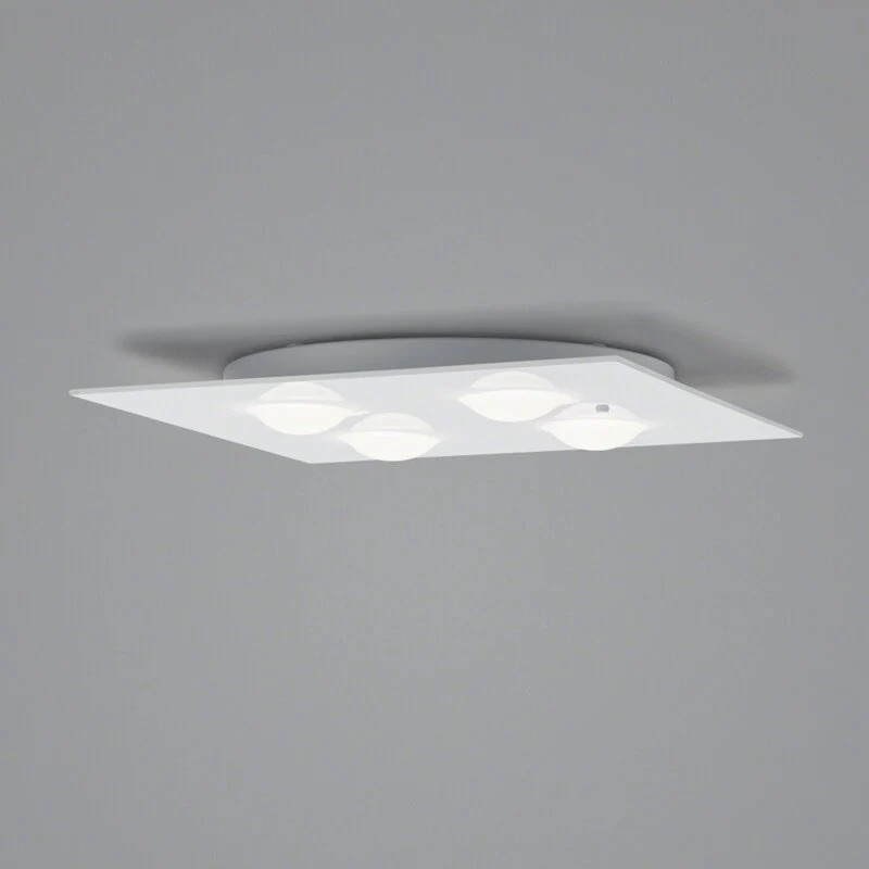 B-Ware Helestra Deckenleuchte Lampe LED 38x38cm dimmbar weiß Wohnraumleuchte