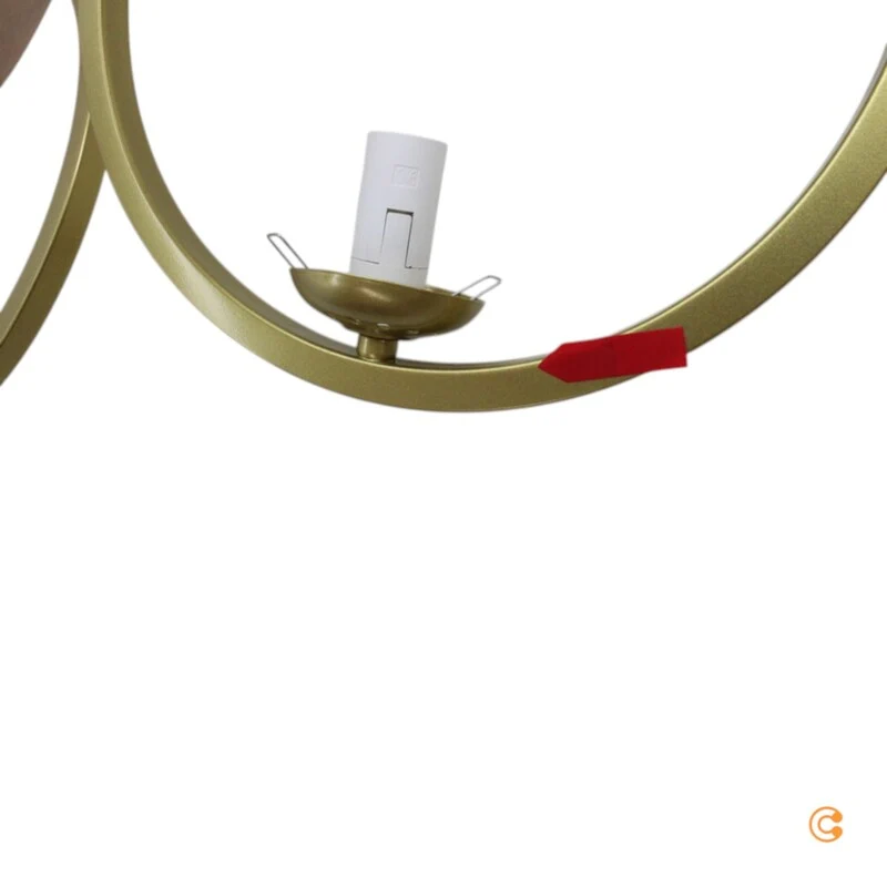 B-Ware Euluna Hängeleuchte Vienna Hängeleuchte Lampe Opalglas messing SIEHE TEXT/FOTO