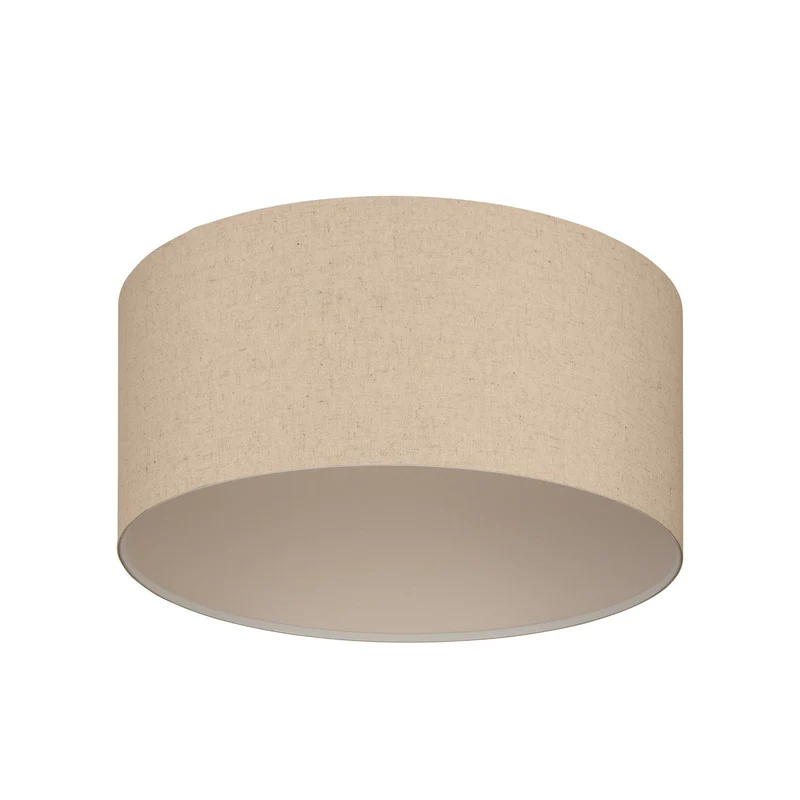 B-Ware Feniglia Deckenlampe Hängelampe Lampe Leinenschirm natur Wohnzimmer Beleuchtung