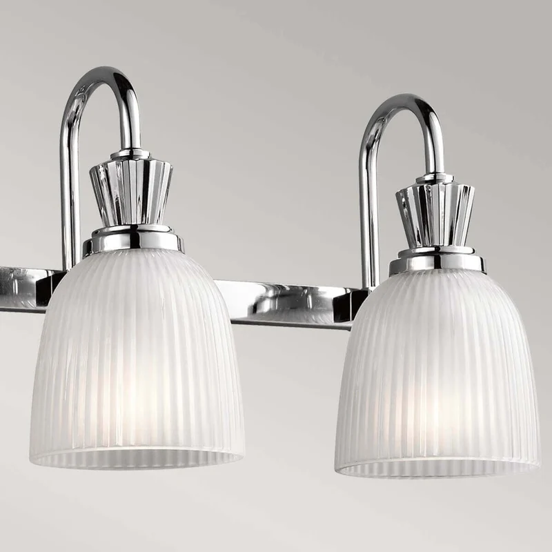 B-Ware KICHLER LED-Wandleuchte Cora Badleuchte Wandleuchte Leuchte fürs Bad 4-fl chrom
