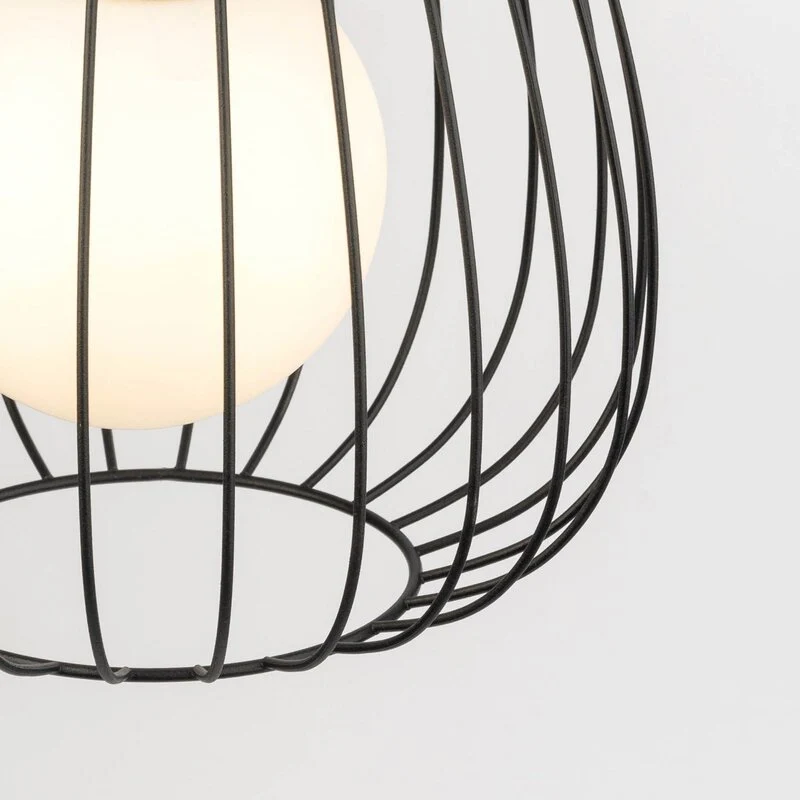 B-Ware SIGMA Hängeleuchte Pendellampe Esszimmerlampe schwarz gold weiß 2flg modern193