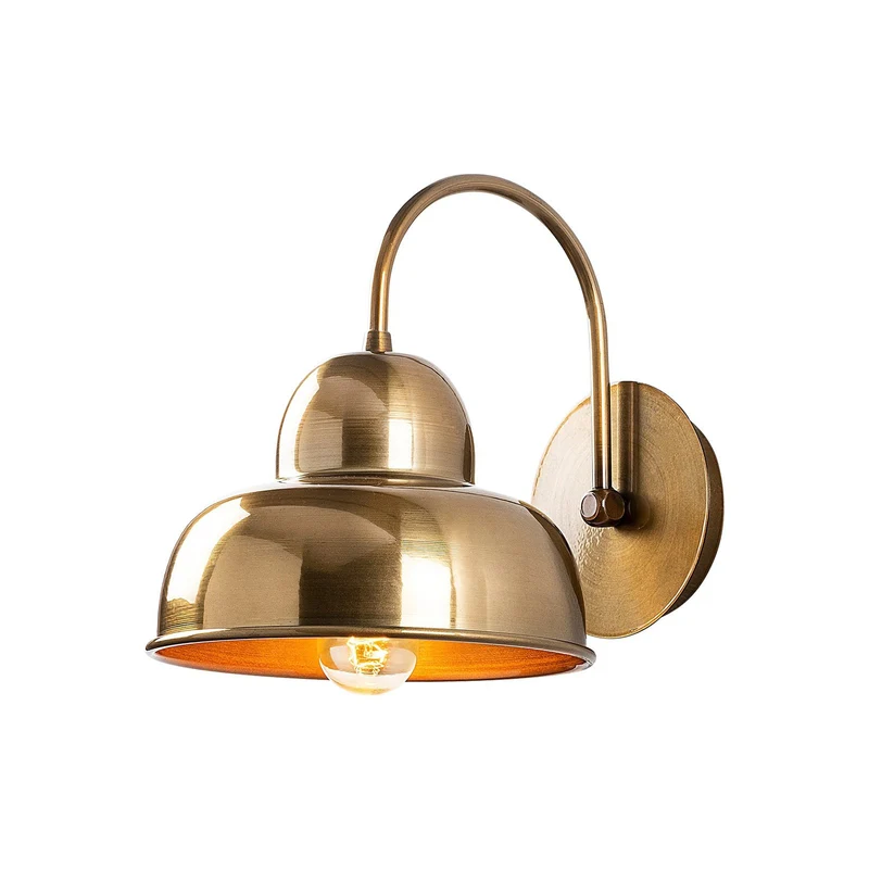 B-Ware Opviq Wandleuchte Berceste 180-A Wandleuchte Lampe gold Wandmontage