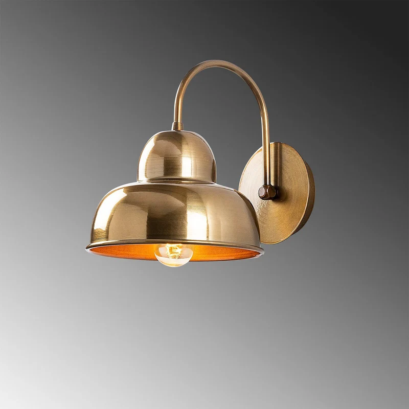 B-Ware Opviq Wandleuchte Berceste 180-A Wandleuchte Lampe gold Wandmontage