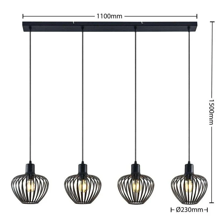 B-Ware Lindby Deandre Hängeleuchte Deckenlampe Pendelleuchte Dendellampe Lampe Leuch343
