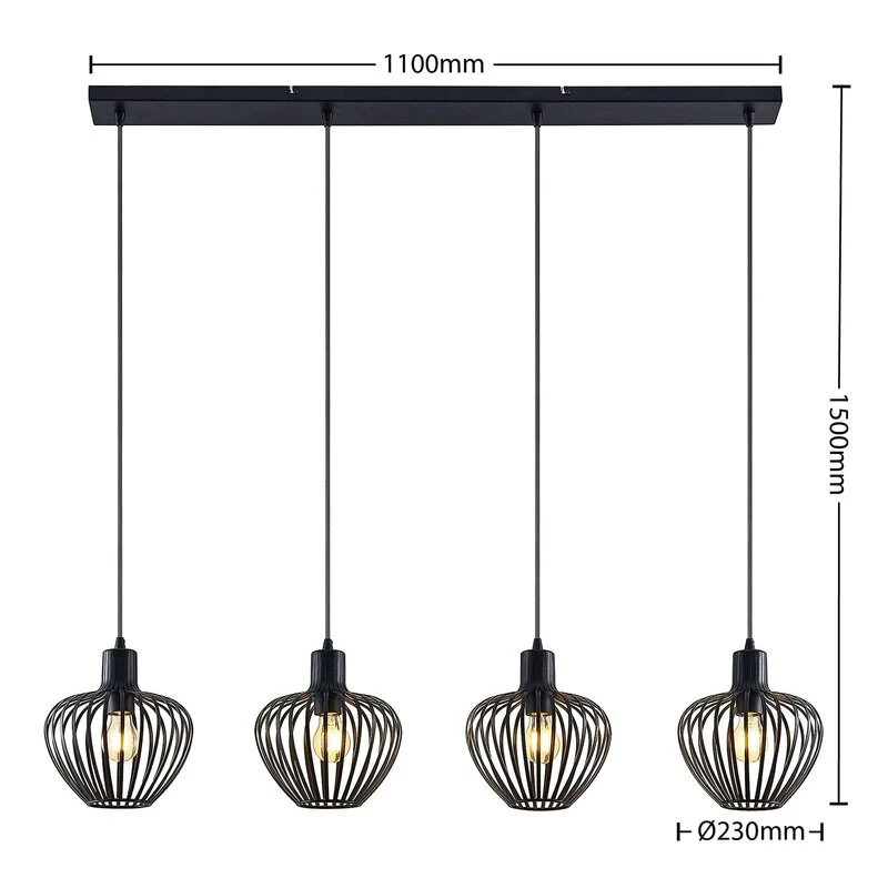 B-Ware Lindby Deandre Hängeleuchte Deckenlampe Pendelleuchte Dendellampe Lampe Leuch343