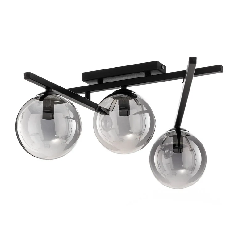 B-Ware EMIBIG Deckenlampe Smart schwarz/grafit 3-flammig Deckenleuchte Leuchte Lampe85