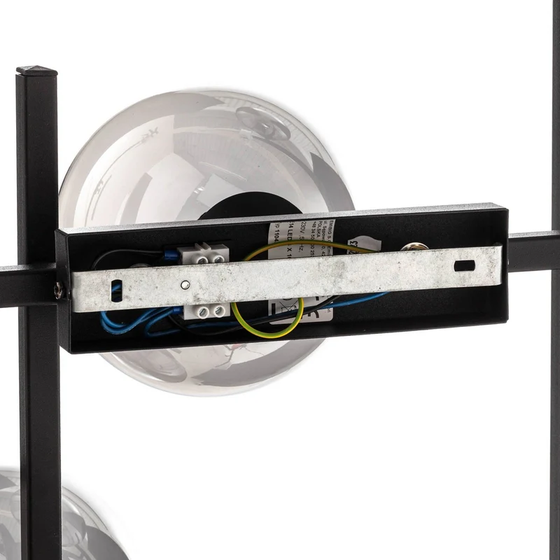 B-Ware EMIBIG Deckenlampe Smart schwarz/grafit 3-flammig Deckenleuchte Leuchte Lampe85