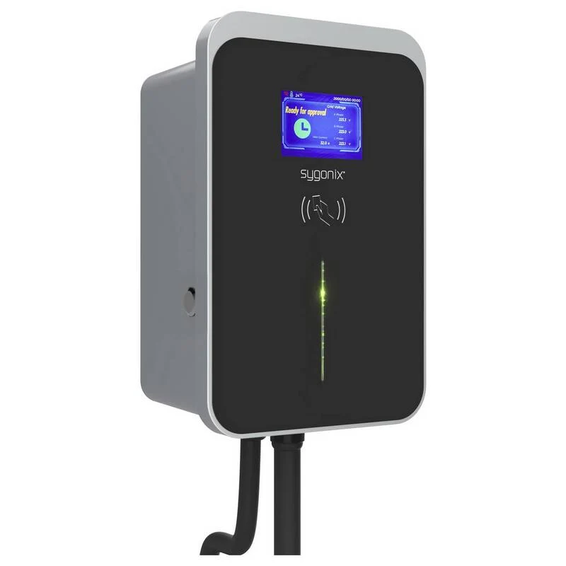 B-Ware Sygonix Wallbox Typ 2 Mode 3 32A 22kW App WiFi RFID Elektroauto Ladegerät