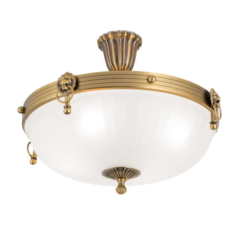 B-Ware Orion Deckenleuchte Rocca LED Lampe dimmbar 4-flammig bronze Ø43cm 30cm hoch