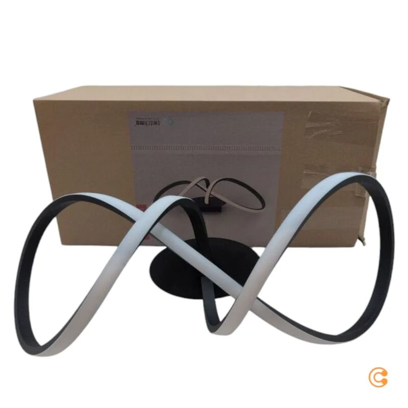 B-Ware JUST LIGHT Deckenleuchte dimmbar Maria LED Lampe Leuchte schwarz 61x24,5cm