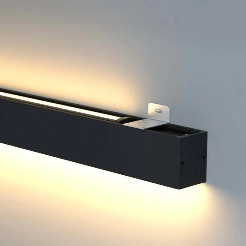 B-Ware The Light Group Deckenleuchte SLC Click LED Lampe dimmbar schwarz 140x5,8cm