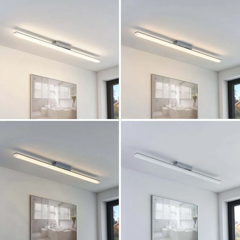 B-Ware Lindby Deckenleuchte Badezimmerlampe LED Badleuchte dimmbar weiß chrom IP44