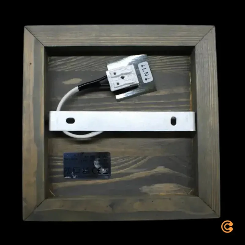 B-Ware Envostar Deckenlampe Deckenleuchte Lobo Kiefer grau Lampe Leuchte LED E27