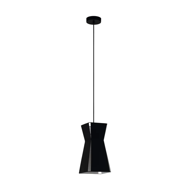 B-Ware Eglo Hängeleuchte Pendellampe Valecrosia schwarz Innenbeleuchtung 18x18cm