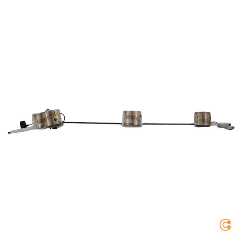 B-Ware Hängelampe Genesis Alu schwarz/gold 7 x GU10 Länge 150 cm Lampe SIEHE TEXT/FOTO