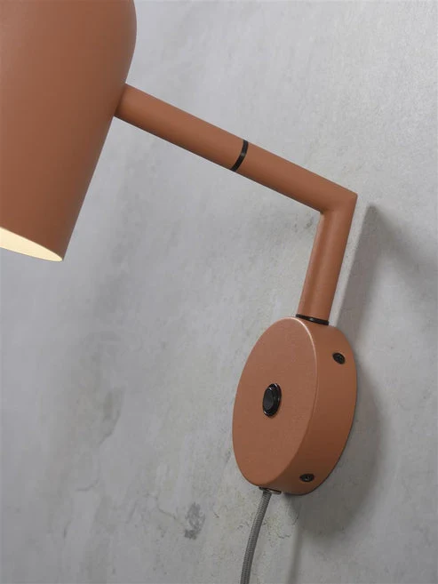 B-Ware It's about RoMi Wandleuchte Wandlampe Marseille Eisen Orange E27 Leuchte Lampe