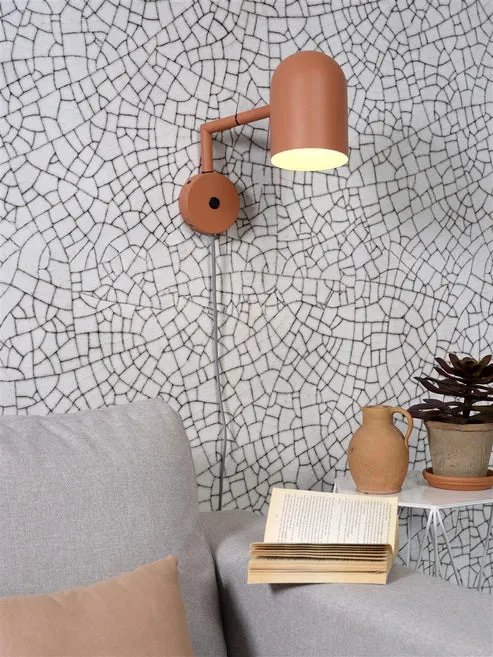B-Ware It's about RoMi Wandleuchte Wandlampe Marseille Eisen Orange E27 Leuchte Lampe