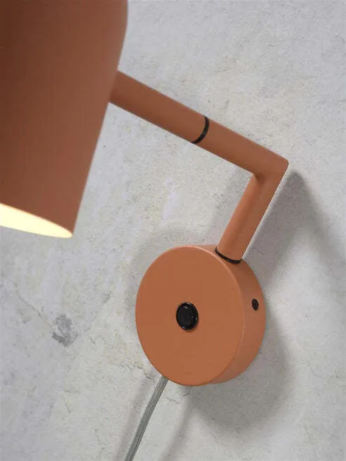 B-Ware It's about RoMi Wandleuchte Wandlampe Marseille Eisen Orange E27 Leuchte Lampe