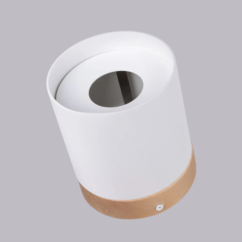 B-Ware Sollux Deckenspot Rif Spot Strahler weiß Holz Aluminium Ø 12 cm dimmbar GU10