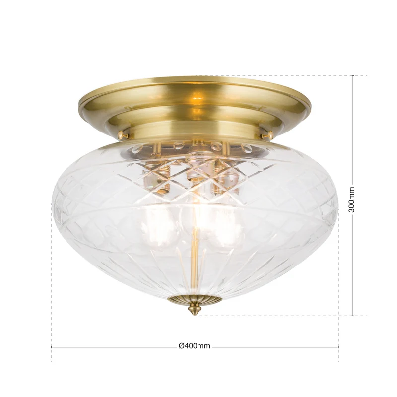 B-Ware ORION Deckenleuchte Enna Ø 40 cm Deckenlampe Lampe Leuchte Spot SIEHE TEXT/FOTO