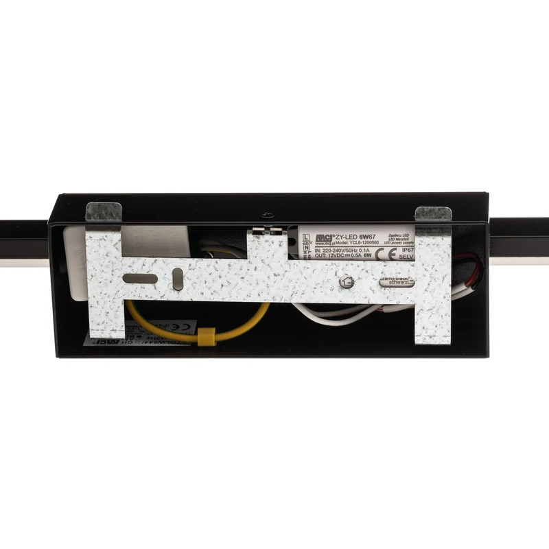 B-Ware Miroir Wandleuchte Wandlampe LED schwarz Aluminium Kunststoff 40 cm 3000K