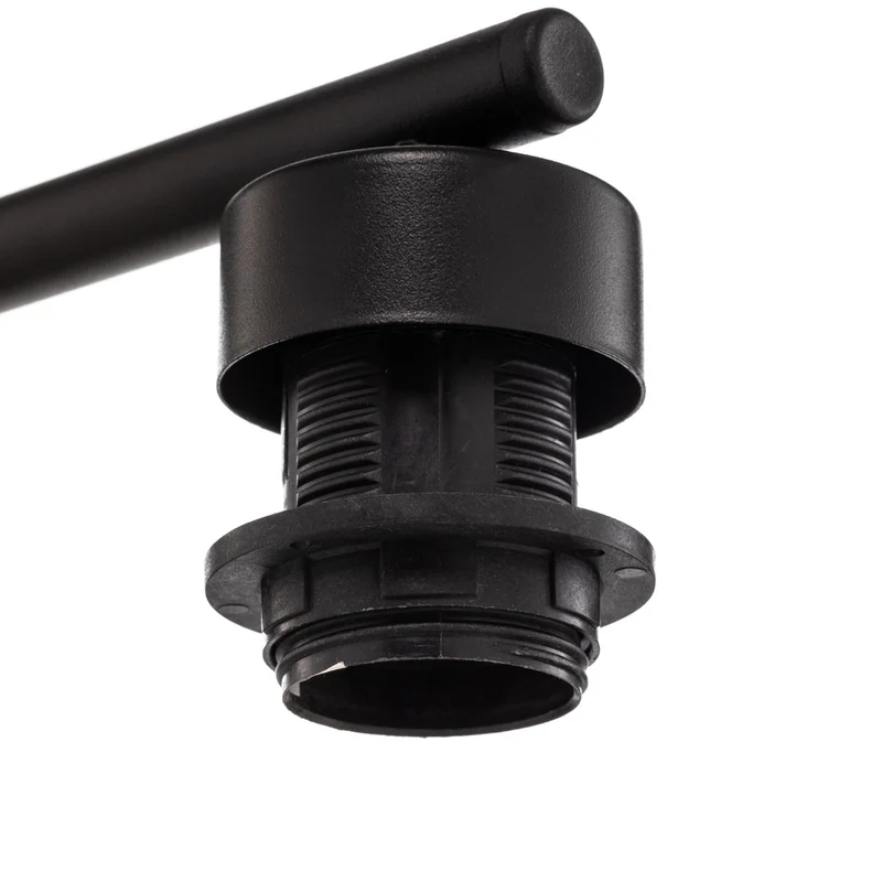 B-Ware EMIBIG LIGHTING Hängelampe Pendelleuchte Jari Stoffschirm 4fl lang weiß gold
