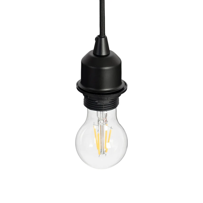 4x B-Ware Lindby Pendelleuchte Hängeleuchte Aralena LED Lampe dimmbar schwarz gold Ø26cm