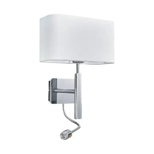 B-Ware Lucande Textil-Wandleuchte Jettka Wandleuchte Wandlicht Leselampe E27 Lesearm