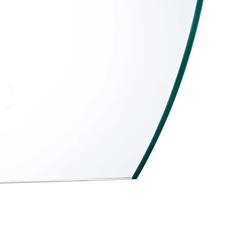 B-Ware Lucande LED Spiegel Celestiel halbrund Licht CCT 50cm Badspiegel chrom 380 Lumen
