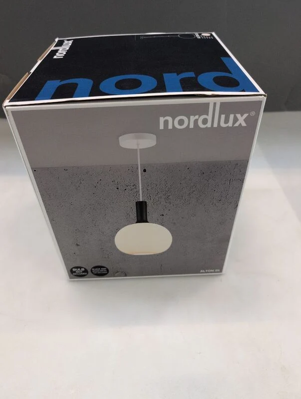 B-Ware Nordlux Pendelleuchte Hängeleuchte Alton 25 E27 60W Lampe Opal 300cm Höhe 330mm
