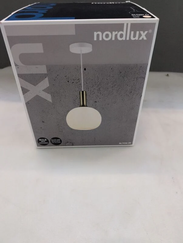 B-Ware Nordlux Pendelleuchte Hängeleuchte Alton 25 E27 60W Lampe Opal 300cm Höhe 330mm