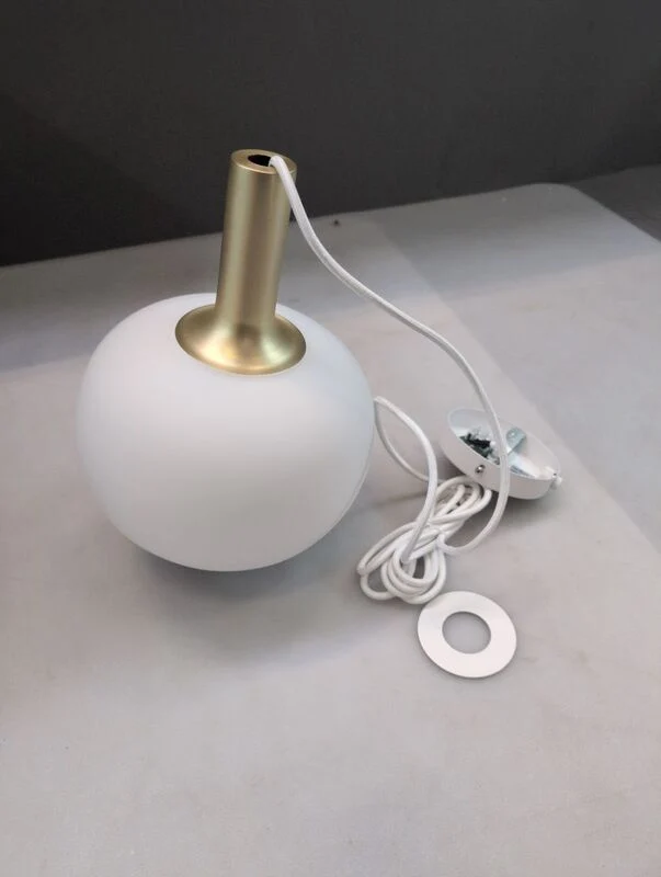 B-Ware Nordlux Pendelleuchte Hängeleuchte Alton 25 E27 60W Lampe Opal 300cm Höhe 330mm