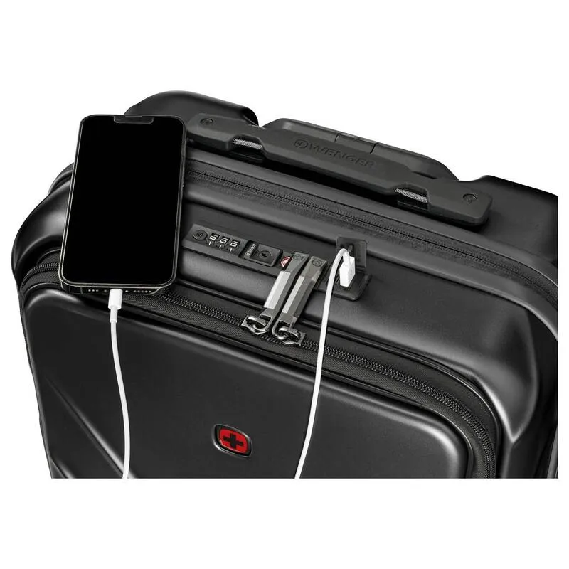 B-Ware Wenger/SwissGear Amplix Trolley Hard Shell Black 36 L
