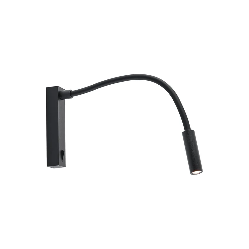B-Ware Molto Luce Wandlampe Wandleuchte LED Arok schwarz Aluminium Leuchte Ausladung 49