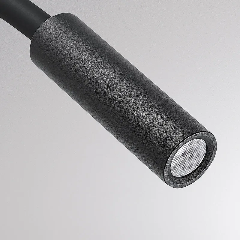B-Ware Molto Luce Wandlampe Wandleuchte LED Arok schwarz Aluminium Leuchte Ausladung 49