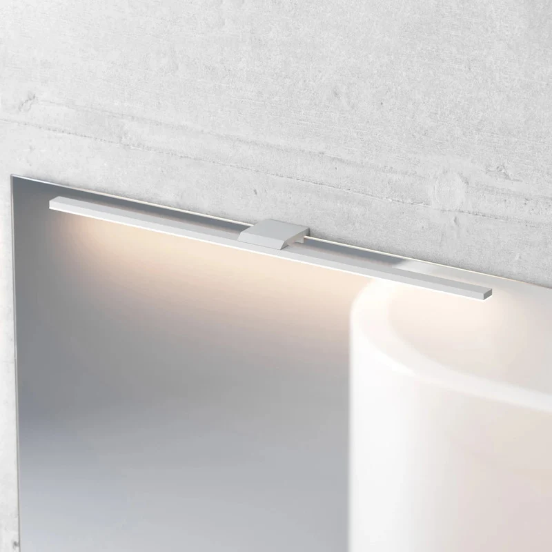 B-Ware MCJ LED Spiegelleuchte Lichtleiste Badleuchte Spiegel weiß 60cm IP44 3000K Lampe