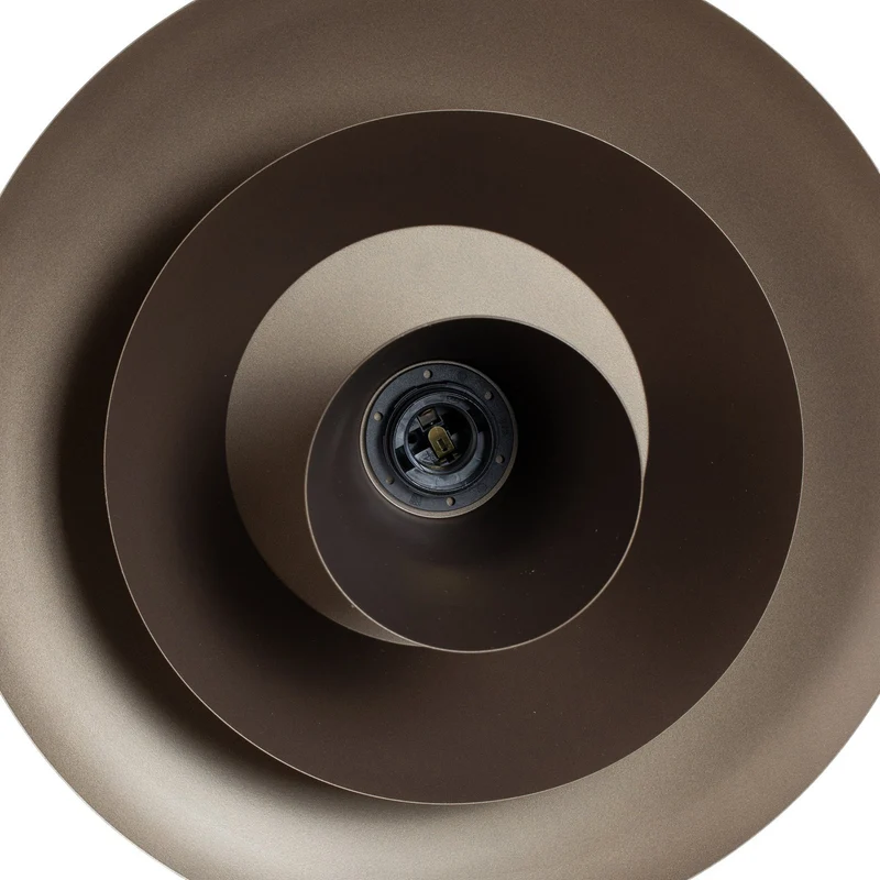 B-Ware Hängeleuchte Plato Pendelleuchte Titan Stahl Lampe E27 LED Wohnzimmer Esszimmer