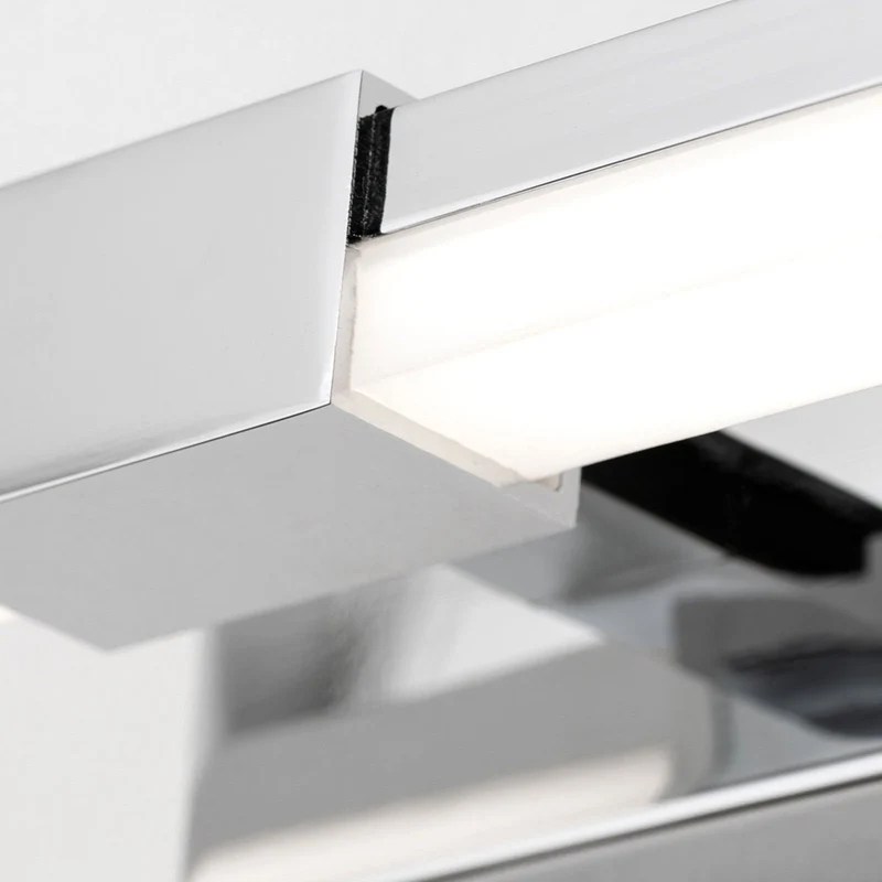 B-Ware Spiegelleuchte Badlampe Argo LED Spiegellicht Hochvolt Chrom Weiß 35,5 cm Lampe