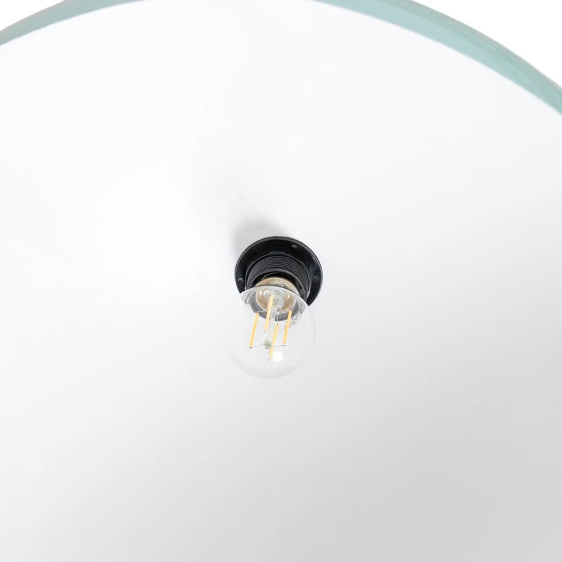 B-Ware Opviq Kure Hängeleuchte Pendelleuchte türkis Metall Ø 60 cm E27 Esszimmerlampe